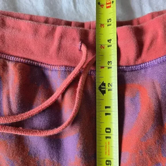 A$AP WORLDWIDE x Russell Athletic Skull Graphic Sweatpants Rust Purple Size S - Picture 8 of 9